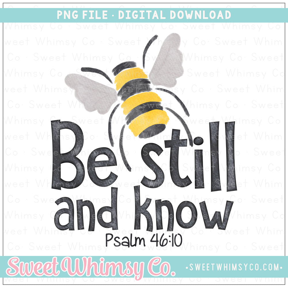 Be Still And Know PNG