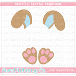 Bunny Ears & Feet SVG