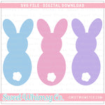 Bunny Tails Trio SVG