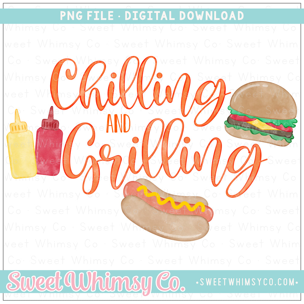 Chilling and Grilling PNG