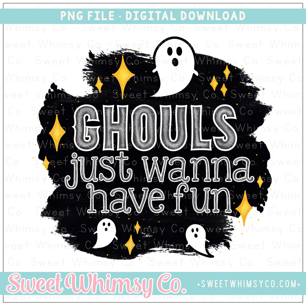 Ghouls Just Wanna Have Fun PNG
