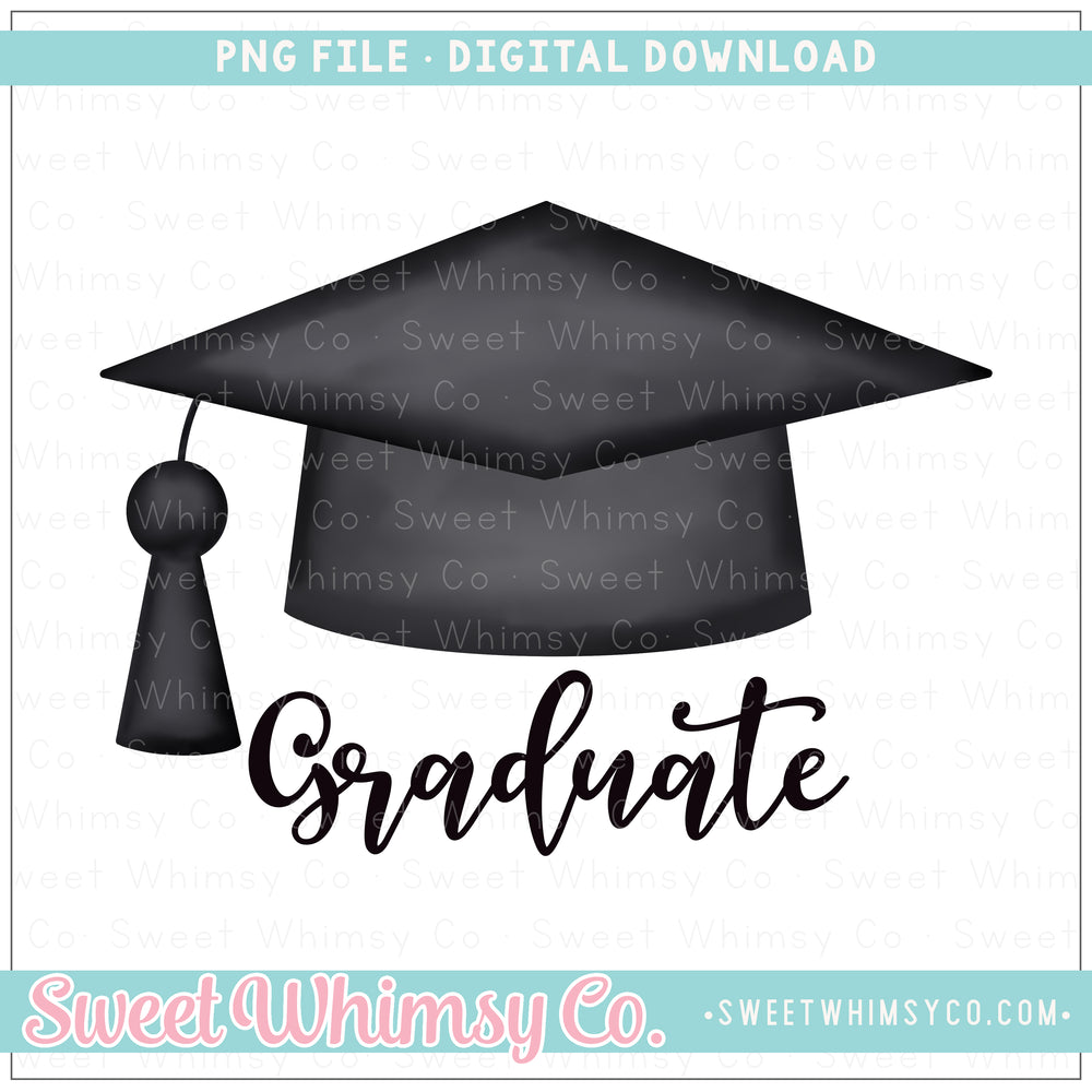 Graduate Graduation Hat PNG