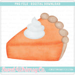 Pumpkin Pie Slice PNG
