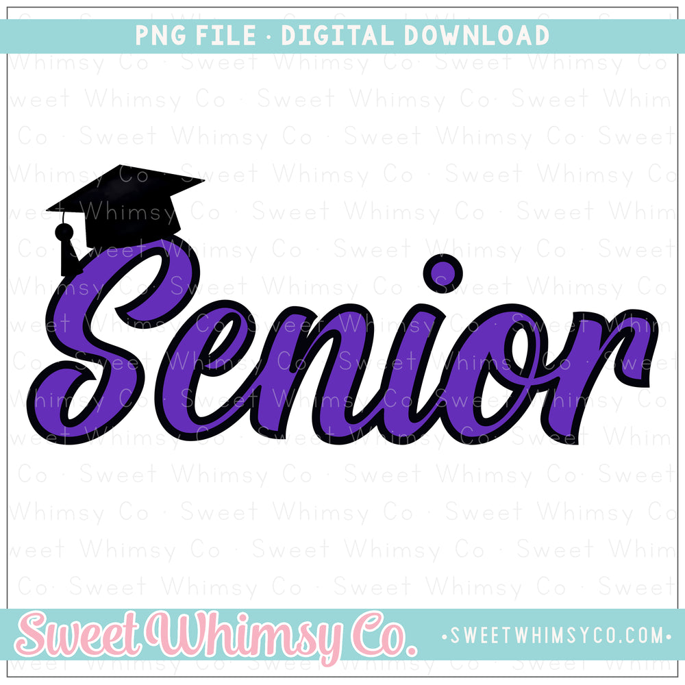 Purple Senior PNG