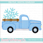 Snowflake Vintage Truck PNG