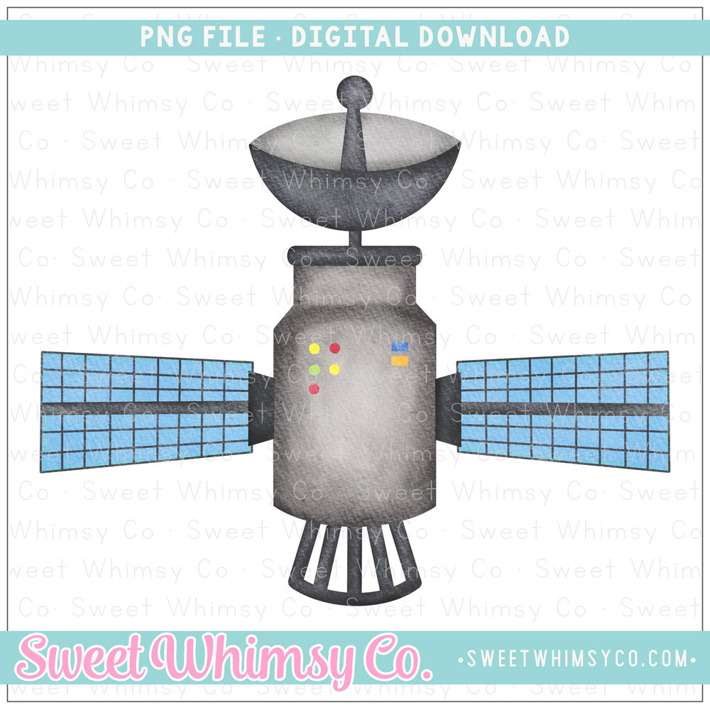 Space Satellite PNG