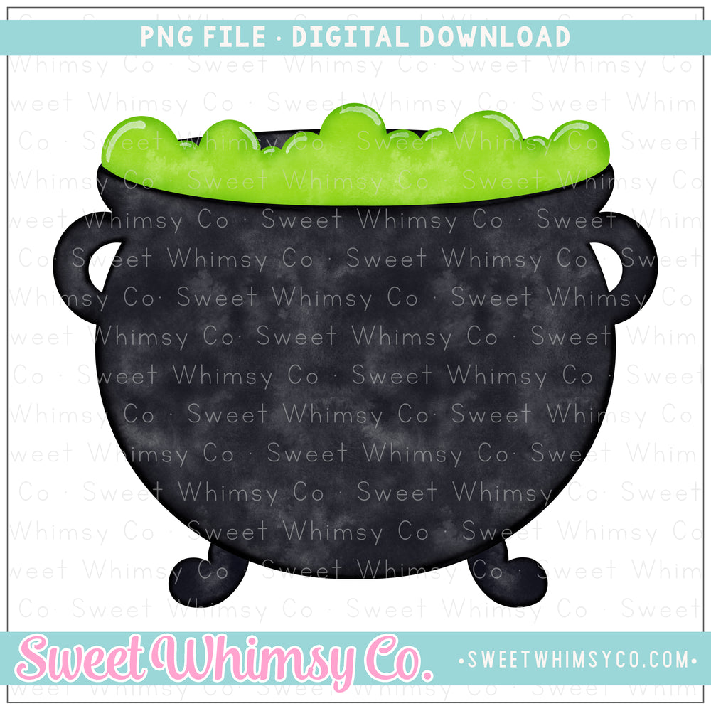 Witch's Brew Cauldron PNG