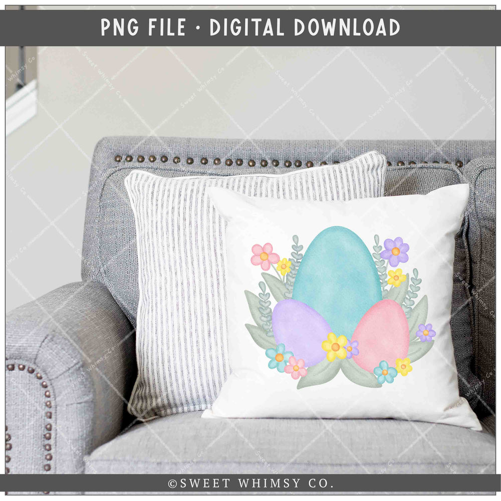 Easter Egg Bouquet PNG