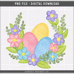 Easter Egg Flowers PNG