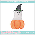 Witch Ghost Pumpkin PNG