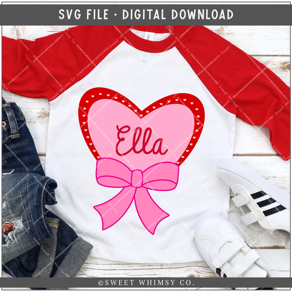 Heart Bow SVG