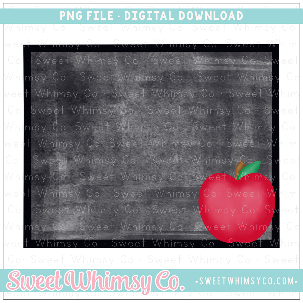 Apple Chalkboard PNG