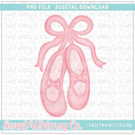 Pink Ballet Slippers PNG