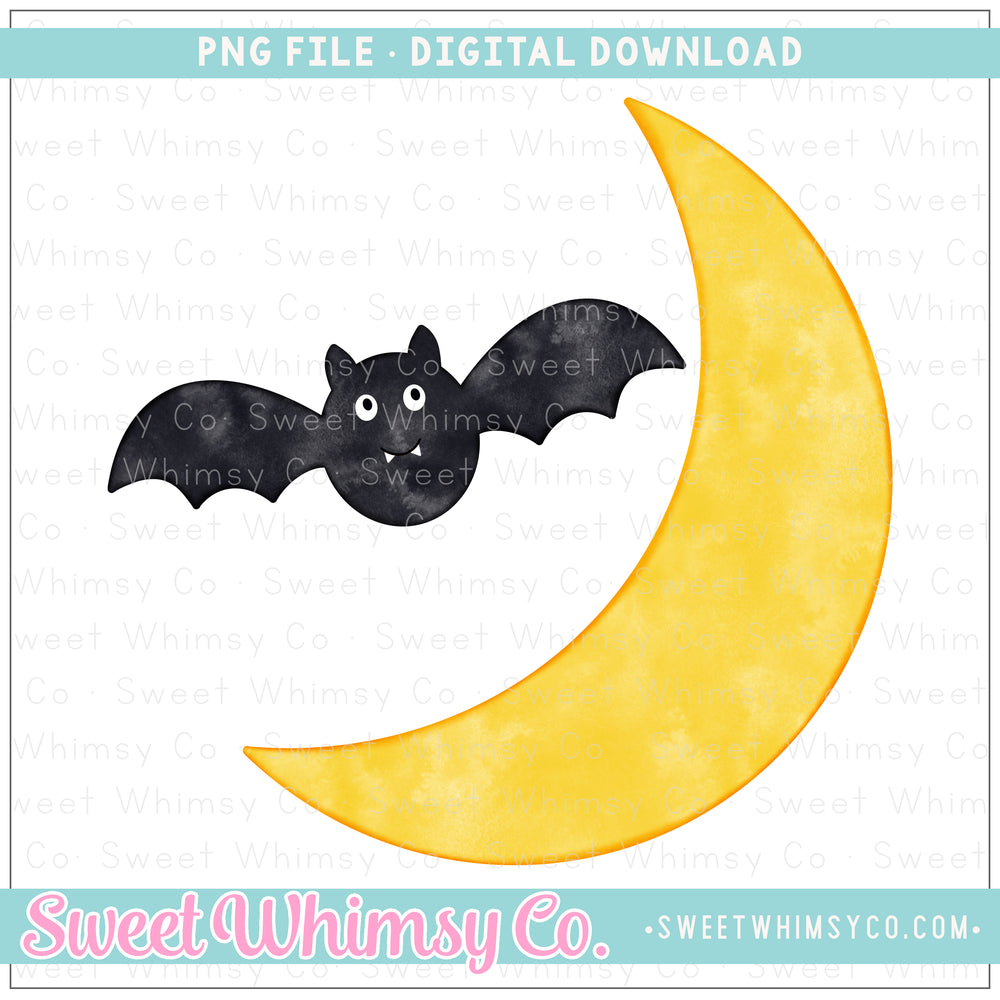 Bat Moon PNG