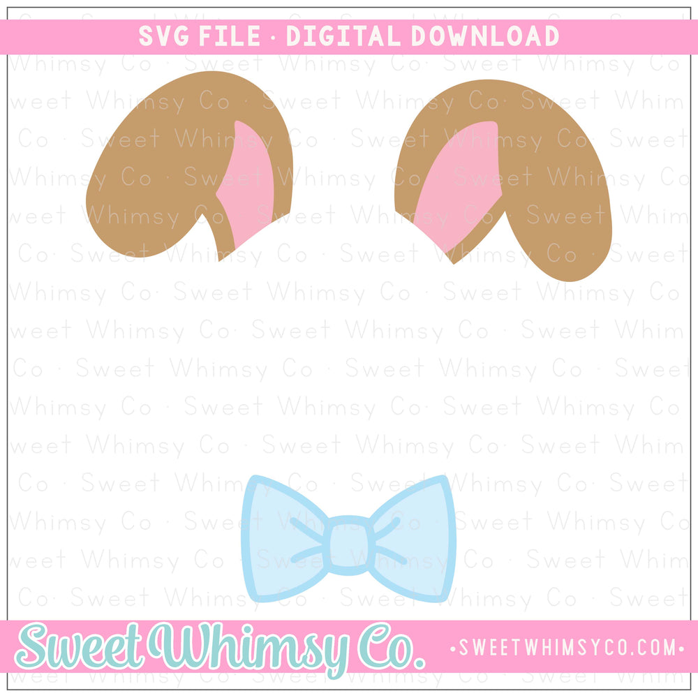 Bowtie Bunny Ears SVG