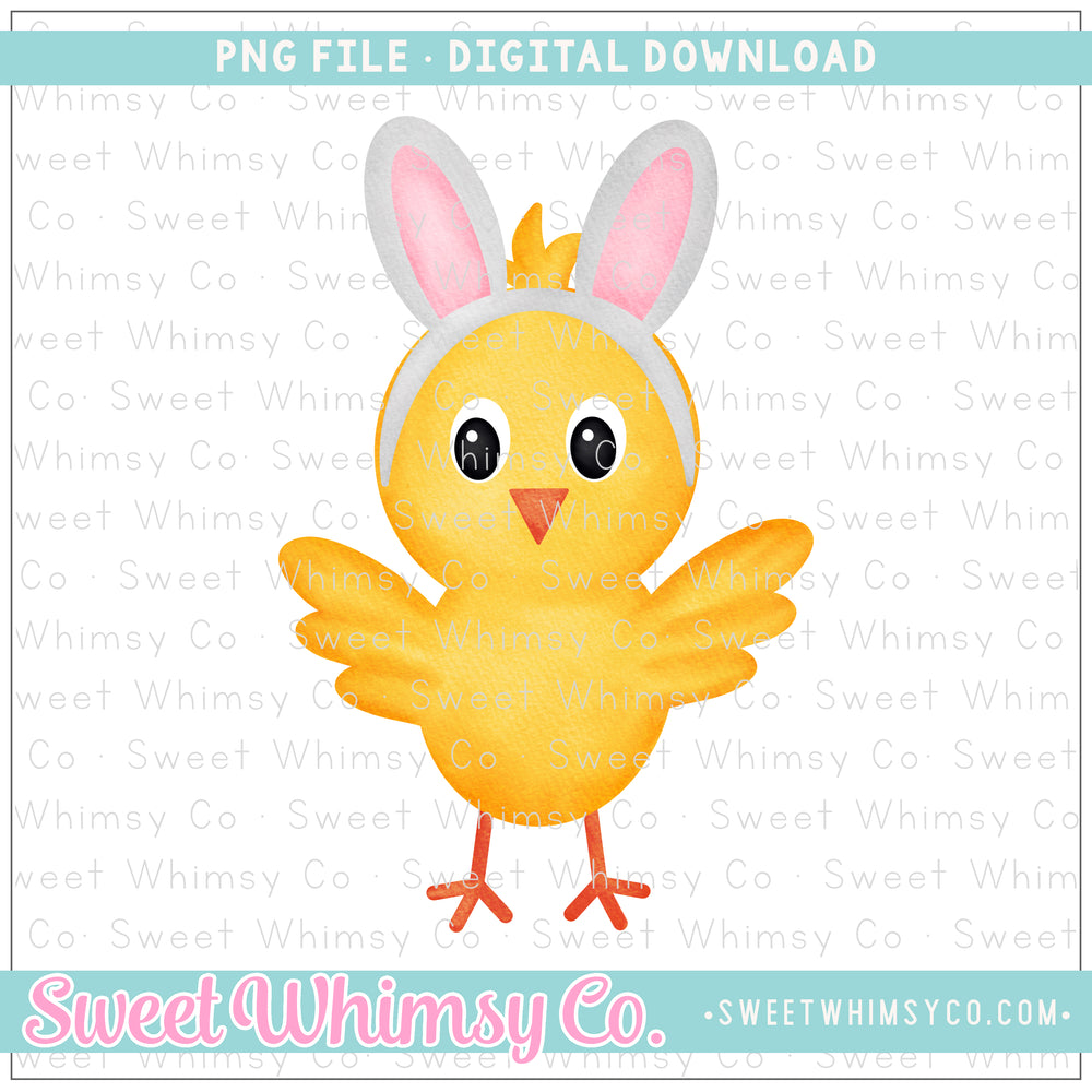 Bunny Ears Chick PNG
