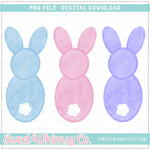 Bunny Tails Trio PNG
