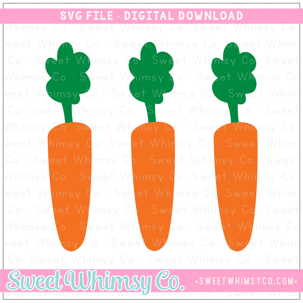 Carrot Trio SVG