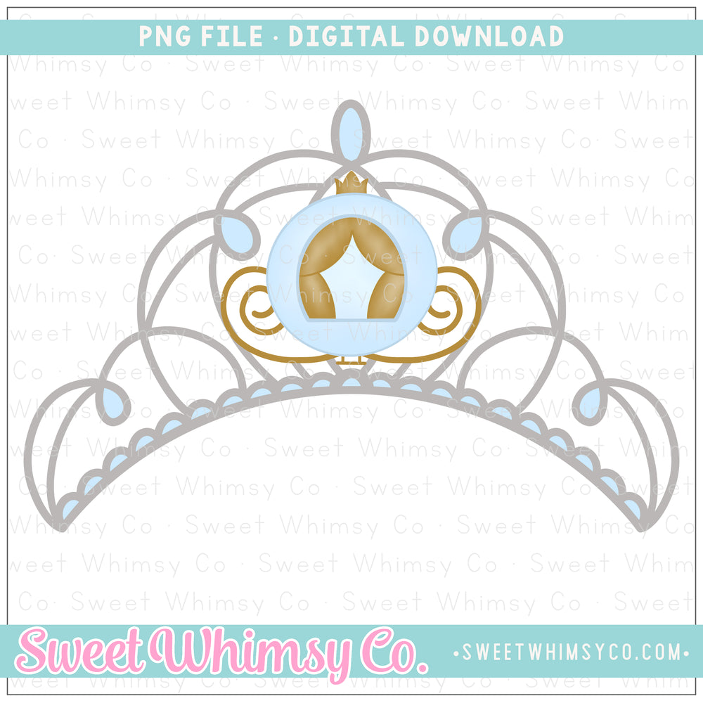 Cinderella Carriage Princess Crown PNG