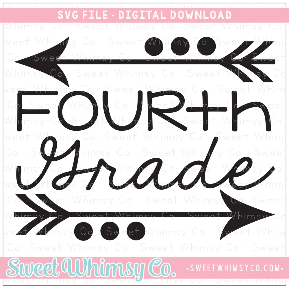 Fourth Grade Arrows SVG