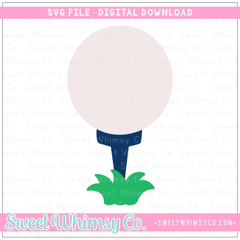 Golf Ball Tee SVG