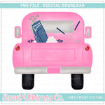 Golf Pink Truck PNG