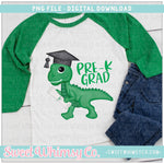 Green Graduation Dino PNG