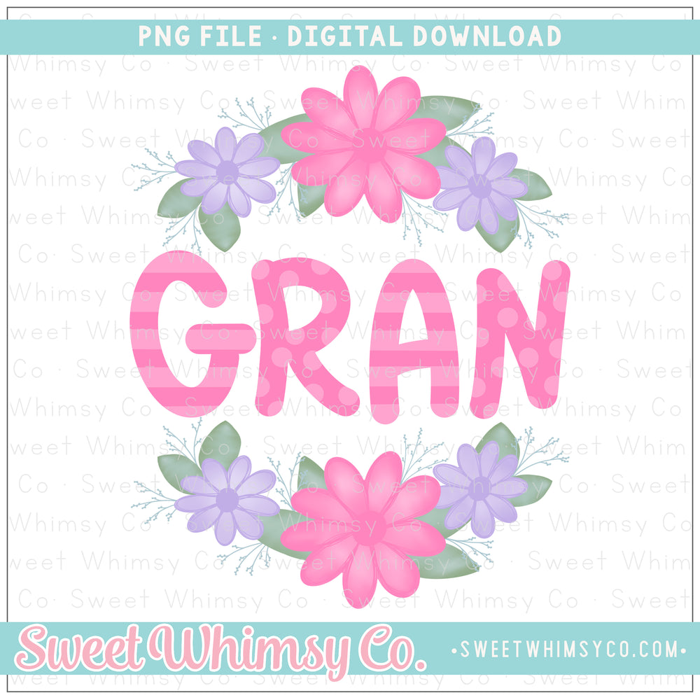 Gran Floral Frame PNG