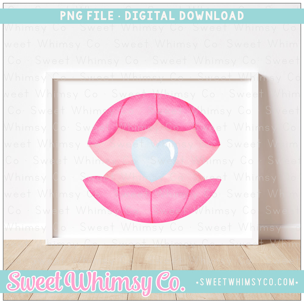 Heart Pearl Oyster PNG