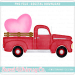 Heart Pickup Truck PNG