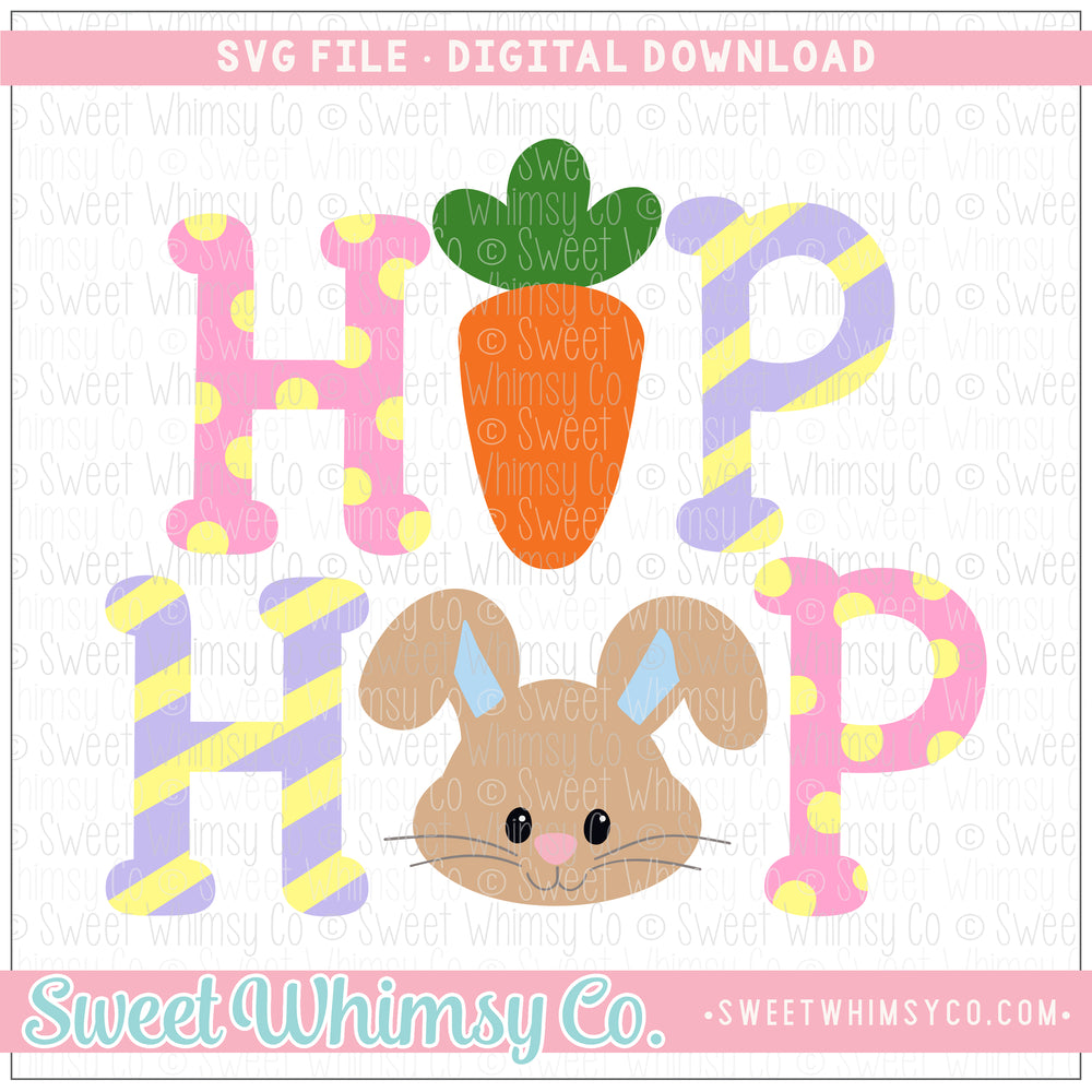 Hip Hop Carrot Bunny SVG