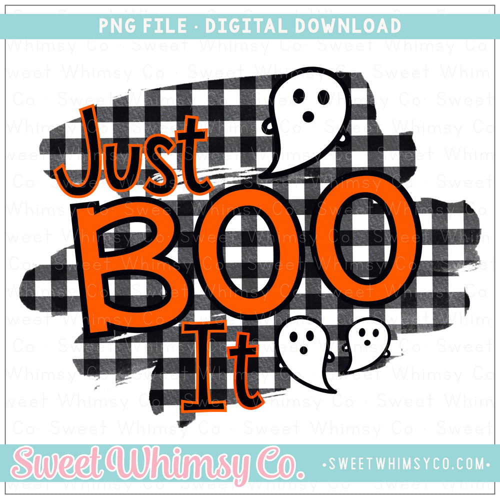 Just Boo It PNG