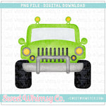 Lime Off Road SUV PNG