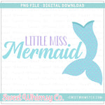 Little Miss Mermaid PNG