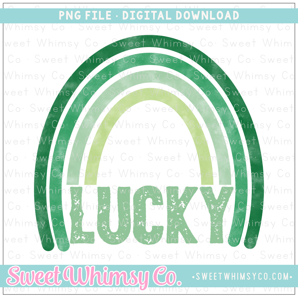 Lucky Green Rainbow PNG
