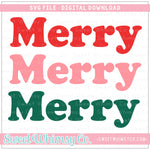 Merry Merry Merry SVG