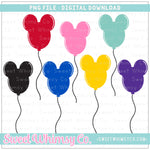 Mouse Balloons PNG