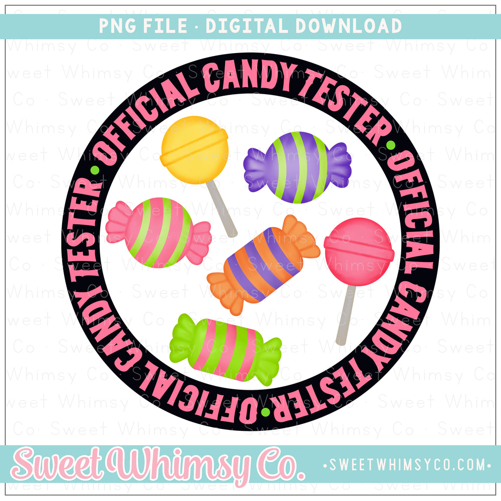 Official Candy Tester Pink PNG