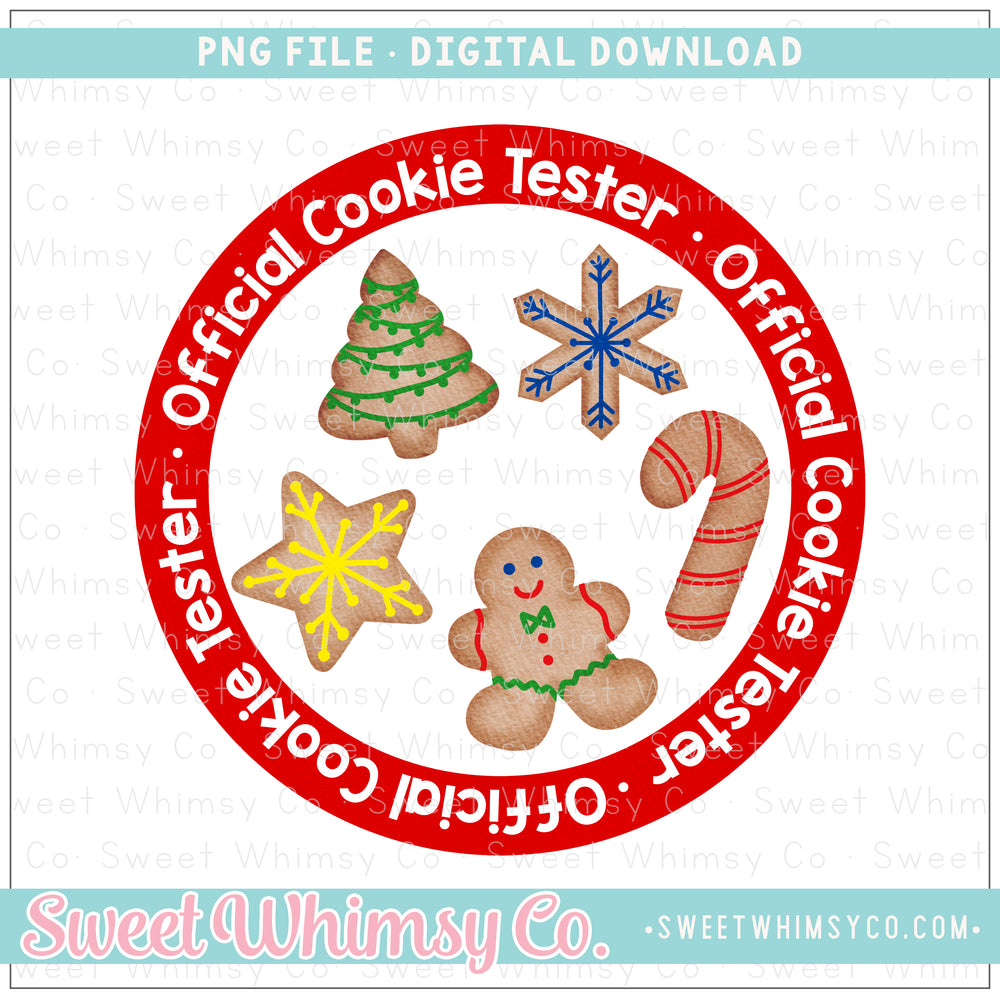 Official Cookie Tester Boy Colorful PNG