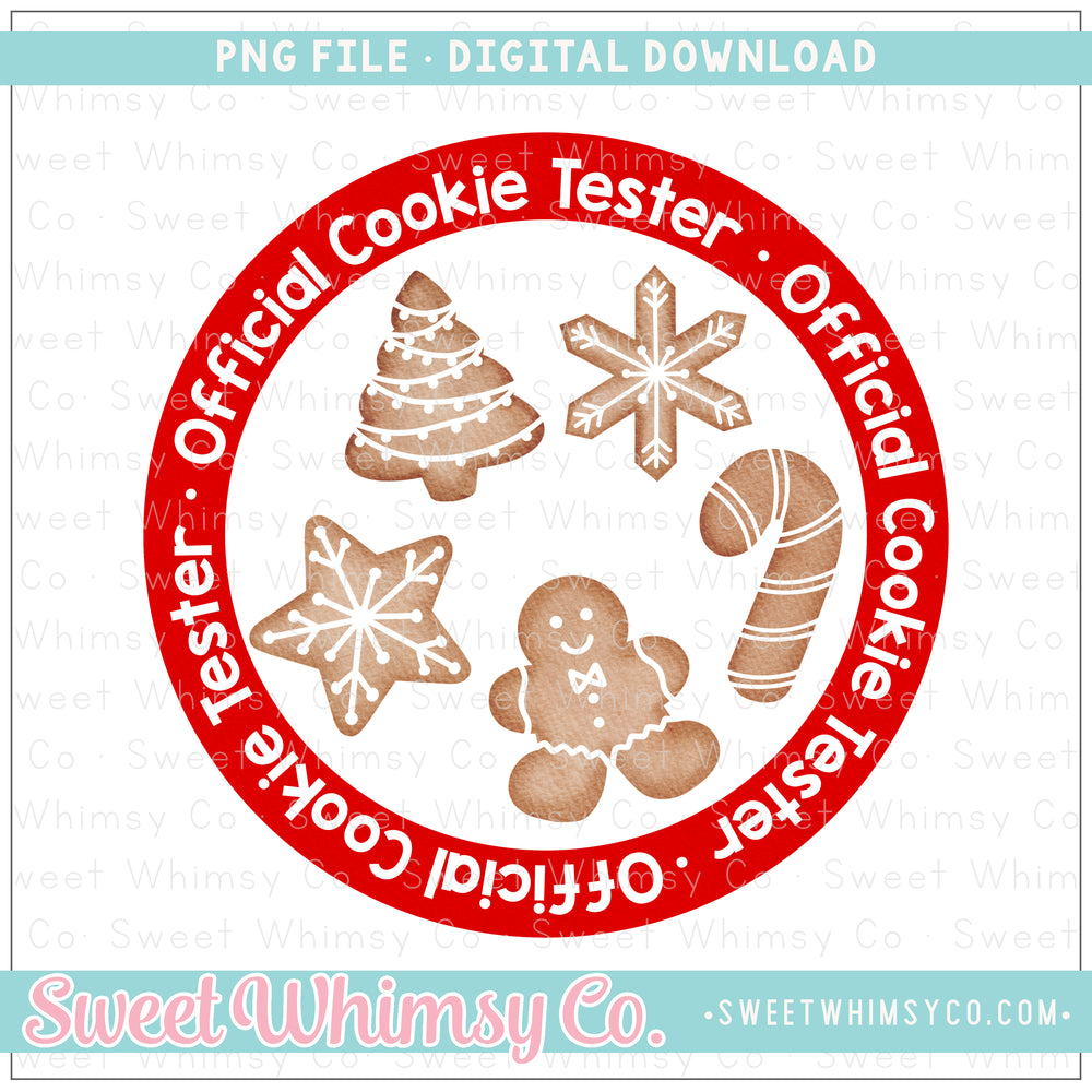 Official Cookie Tester Boy White PNG