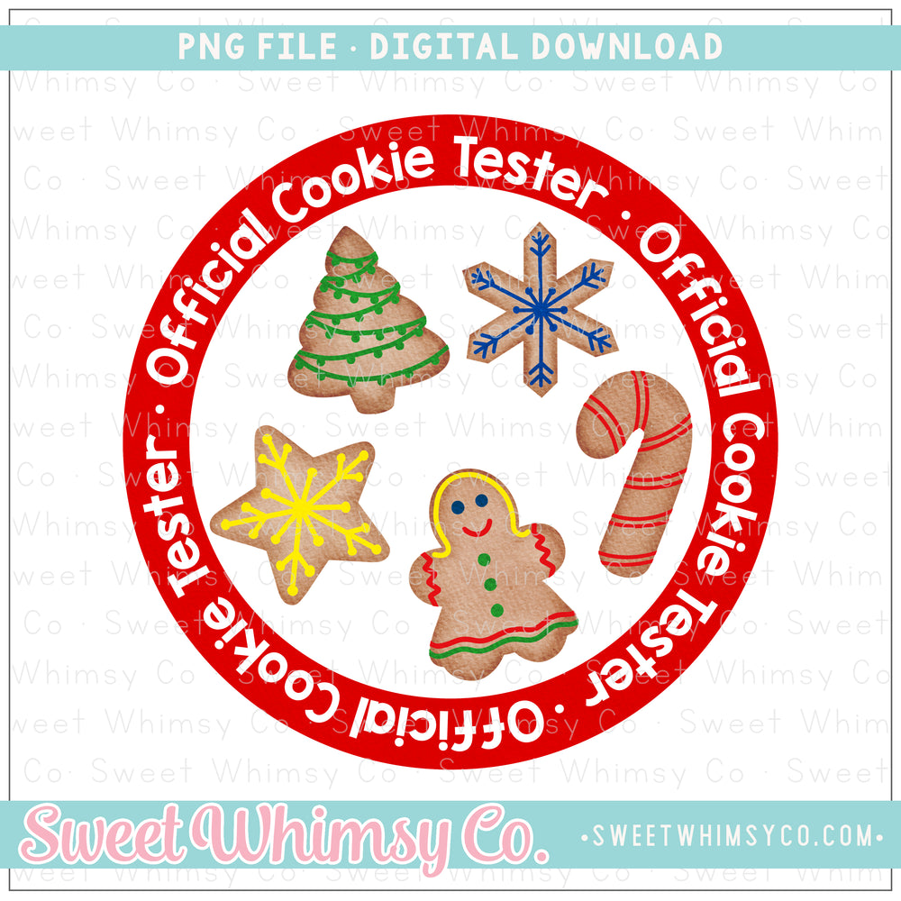 Official Cookie Tester Girl Colorful PNG