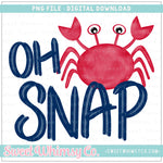 Oh Snap Crab PNG