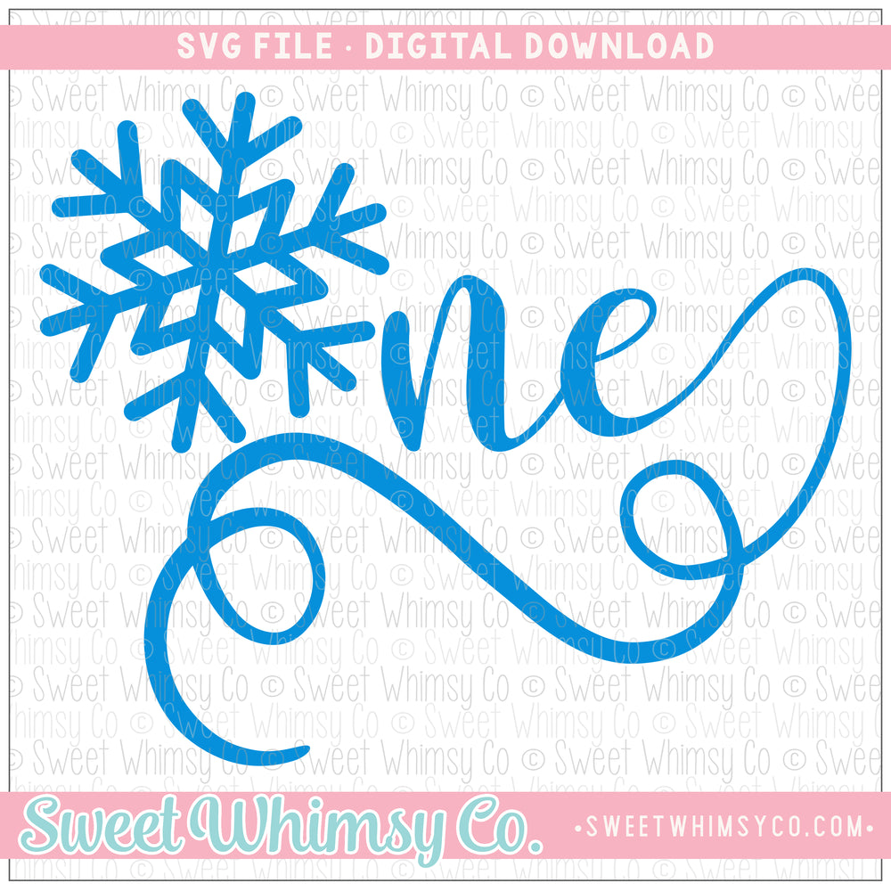 ONE Snowflake SVG