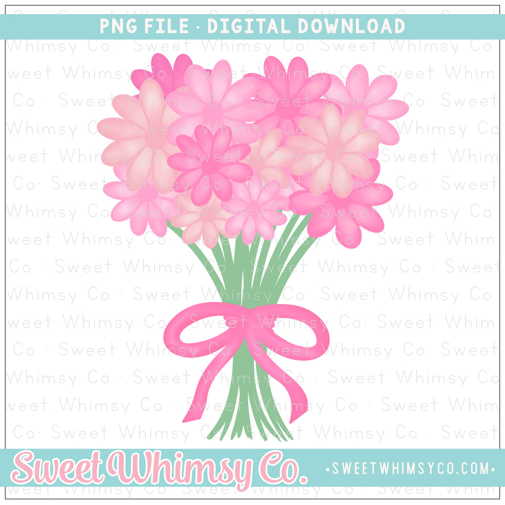 Pink Flower Bouquet PNG