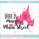 Pink Magic on Main Street PNG