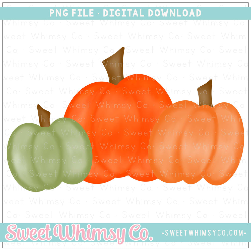 Pumpkin Trio PNG