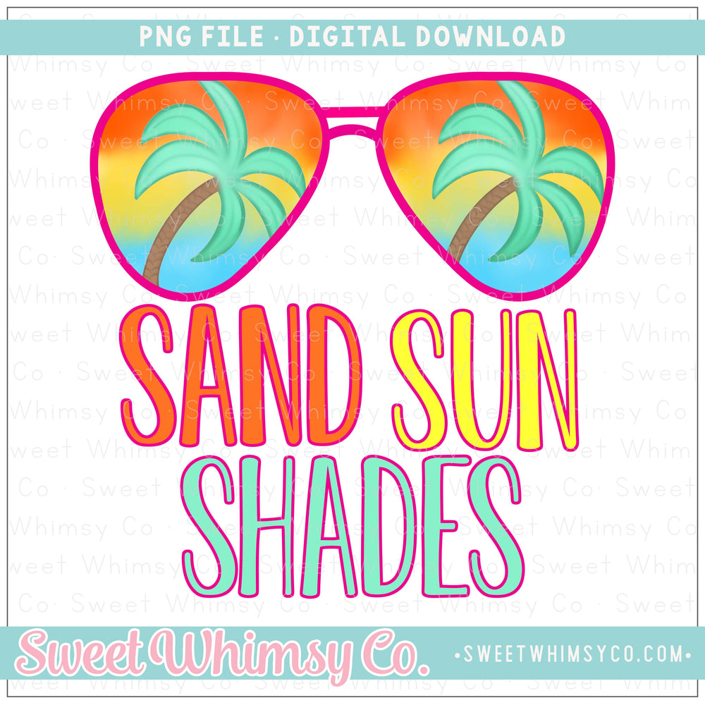 Sand Sun Shades Pink PNG