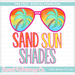 Sand Sun Shades Pink PNG