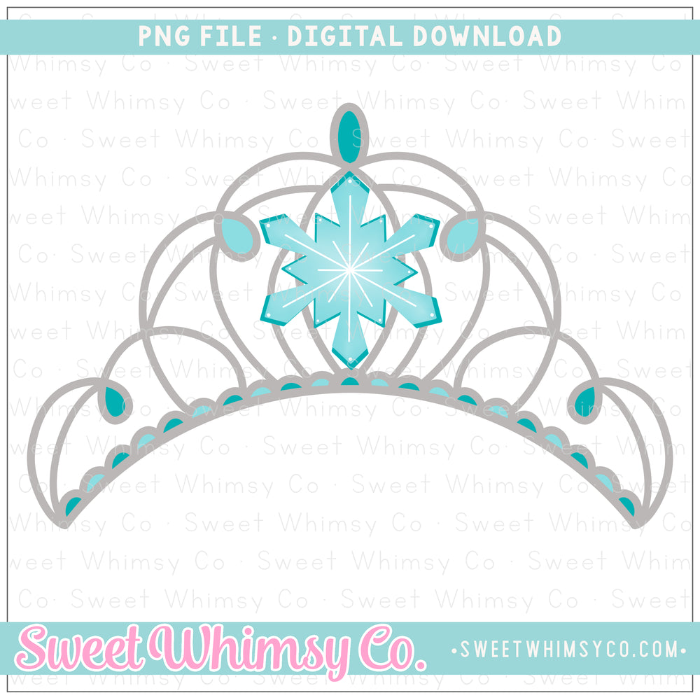Snow Princess Frozen Crown PNG