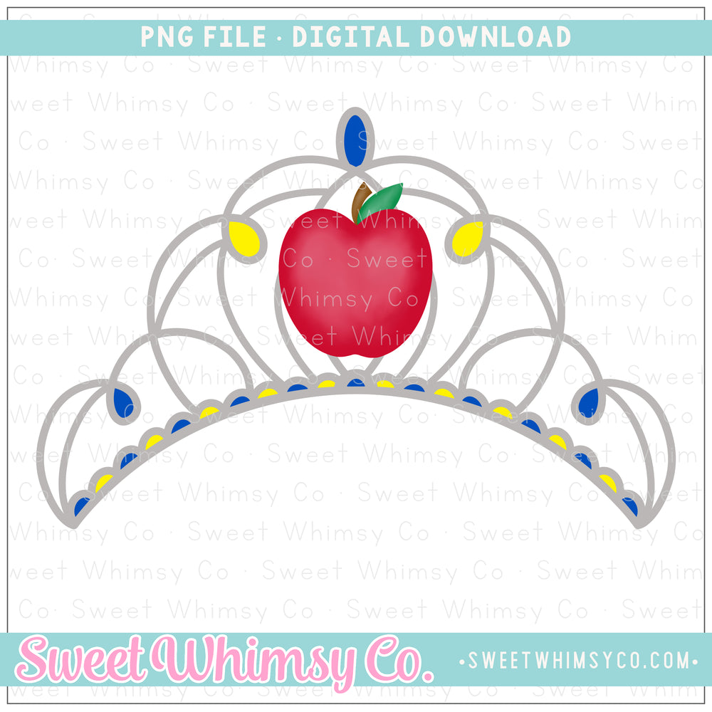 Snow White Princess Crown PNG